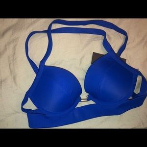 NEW‼️ Royal blue Abercrombie push-up bikini top ‼️